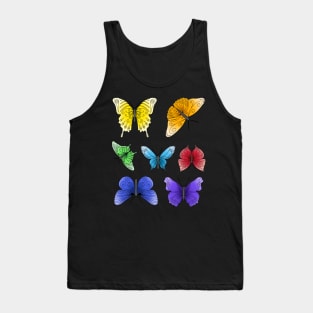 Rainbow Butterflies Tank Top